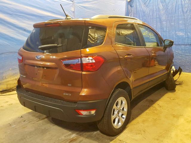 MAJ6S3GL2KC277939 - 2019 FORD ECOSPORT S ORANGE photo 4