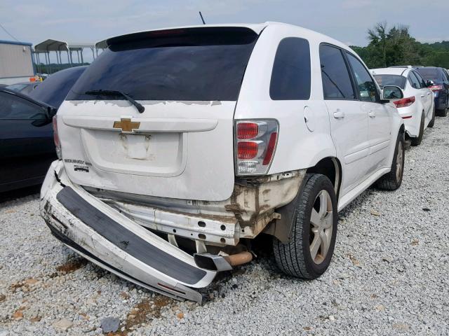 2CNDL537186038494 - 2008 CHEVROLET EQUINOX SP WHITE photo 4