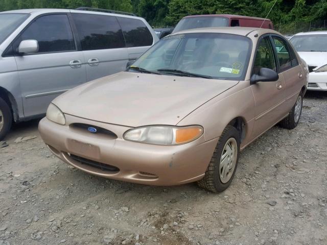 1FALP13PXVW267373 - 1997 FORD ESCORT LX TAN photo 2