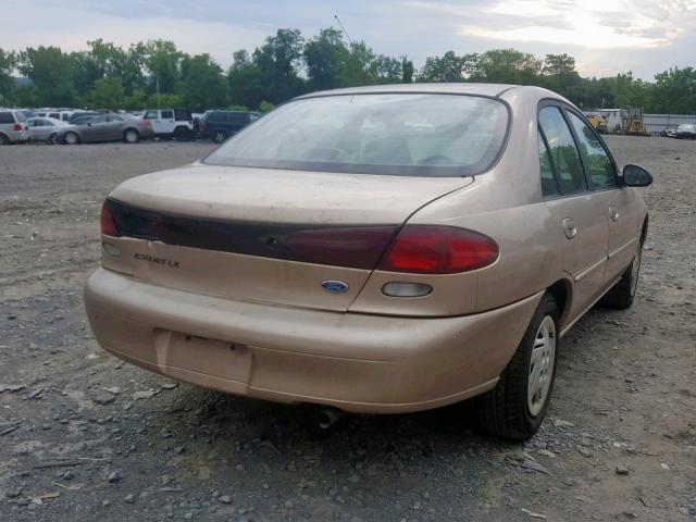 1FALP13PXVW267373 - 1997 FORD ESCORT LX TAN photo 4