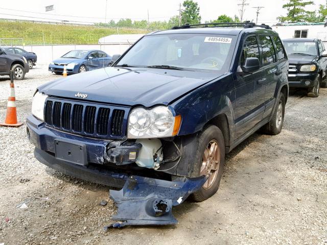 1J4GR48K25C612251 - 2005 JEEP GRAND CHER BLUE photo 2