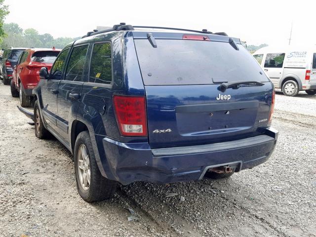 1J4GR48K25C612251 - 2005 JEEP GRAND CHER BLUE photo 3