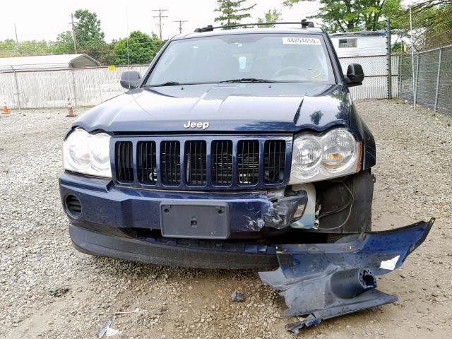 1J4GR48K25C612251 - 2005 JEEP GRAND CHER BLUE photo 9