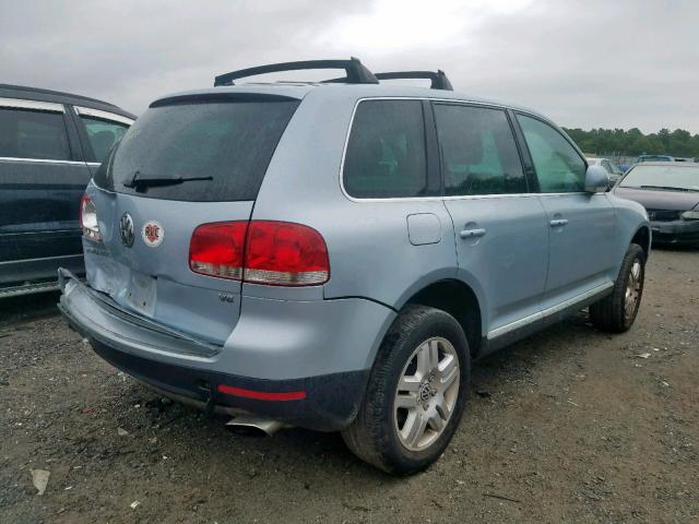 WVGCM77L64D056321 - 2004 VOLKSWAGEN TOUAREG 4. BLUE photo 4