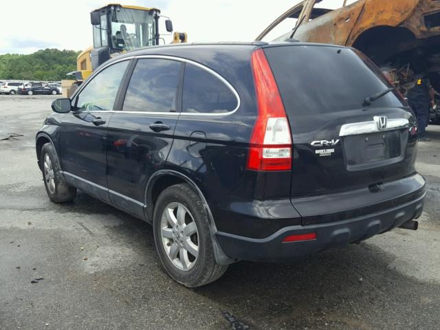 5J6RE38719L000848 - 2009 HONDA CR-V EXL BLACK photo 3