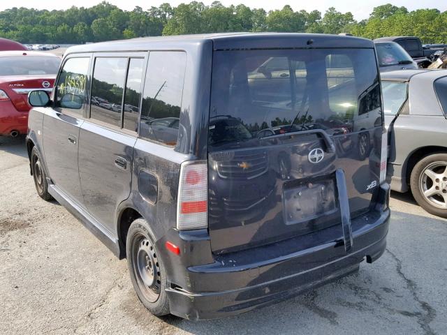 JTLKT324X64107466 - 2006 TOYOTA SCION XB 黑色 照片 3