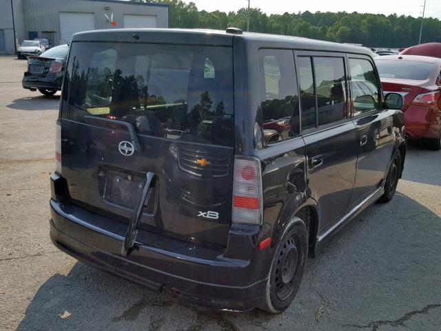 JTLKT324X64107466 - 2006 TOYOTA SCION XB 黑色 照片 4