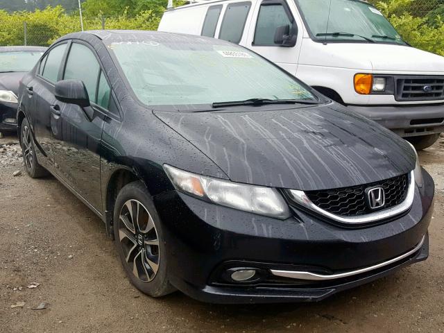 19XFB2F95DE256346 - 2013 HONDA CIVIC EXL 黑色 照片 1