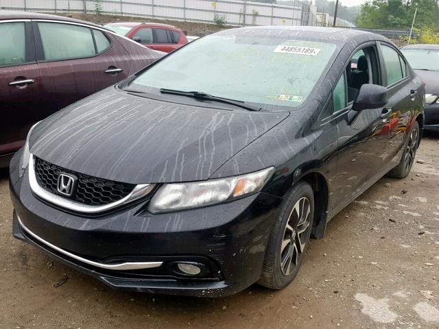 19XFB2F95DE256346 - 2013 HONDA CIVIC EXL 黑色 照片 2