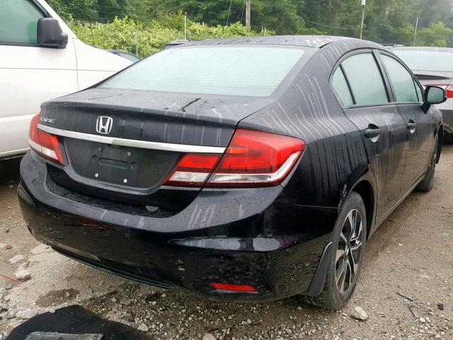 19XFB2F95DE256346 - 2013 HONDA CIVIC EXL 黑色 照片 4
