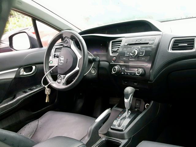 19XFB2F95DE256346 - 2013 HONDA CIVIC EXL 黑色 照片 9