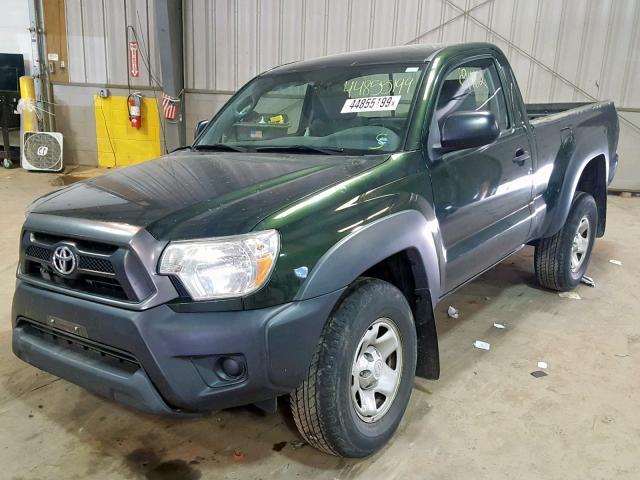 5TFPX4EN0CX007144 - 2012 TOYOTA TACOMA GREEN photo 2