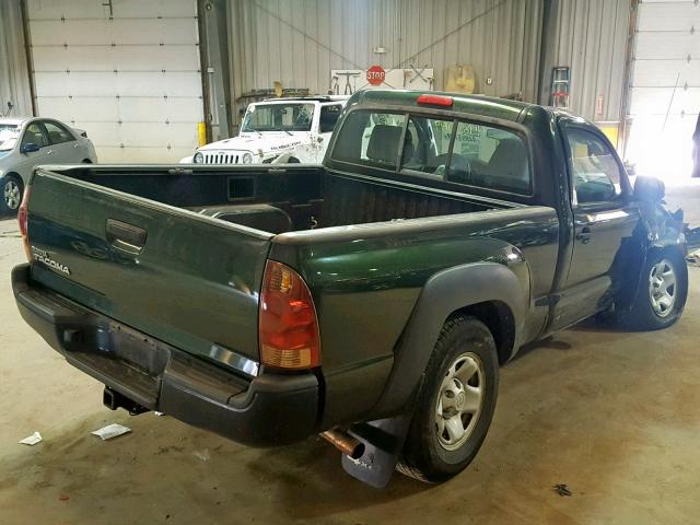 5TFPX4EN0CX007144 - 2012 TOYOTA TACOMA GREEN photo 4