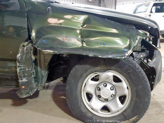 5TFPX4EN0CX007144 - 2012 TOYOTA TACOMA GREEN photo 9