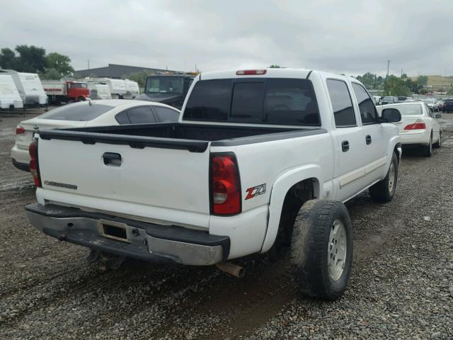 2GCEK13T761125747 - 2006 CHEVROLET SILVERADO WHITE photo 4