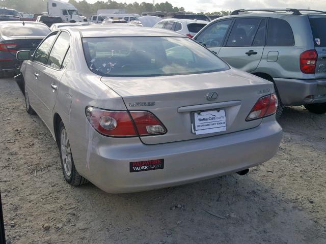 JTHBF30G920060835 - 2002 LEXUS ES 300 SILVER photo 3