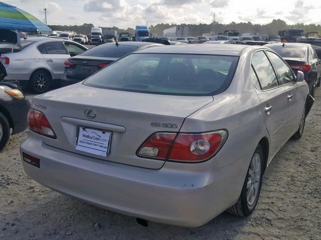 JTHBF30G920060835 - 2002 LEXUS ES 300 SILVER photo 4