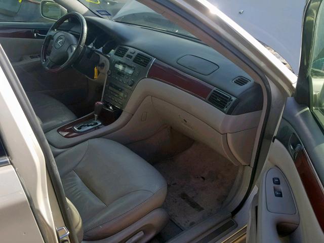 JTHBF30G920060835 - 2002 LEXUS ES 300 SILVER photo 5