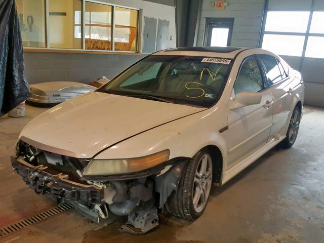 19UUA66236A005451 - 2006 ACURA 3.2TL WHITE photo 2