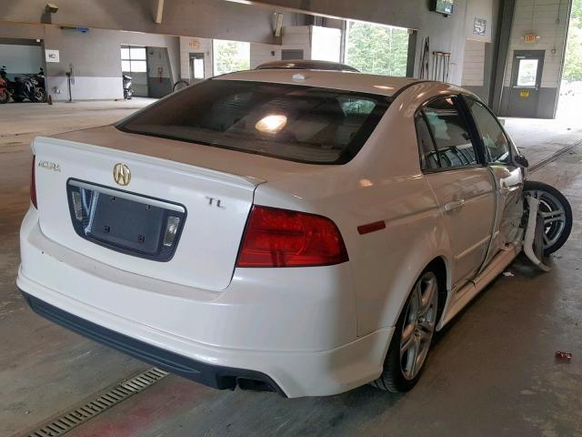 19UUA66236A005451 - 2006 ACURA 3.2TL WHITE photo 4