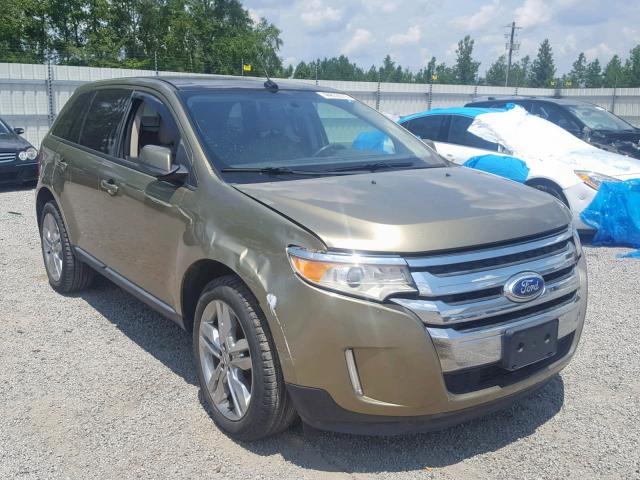 2FMDK3JC9CBA02172 - 2012 FORD EDGE SEL GOLD photo 1