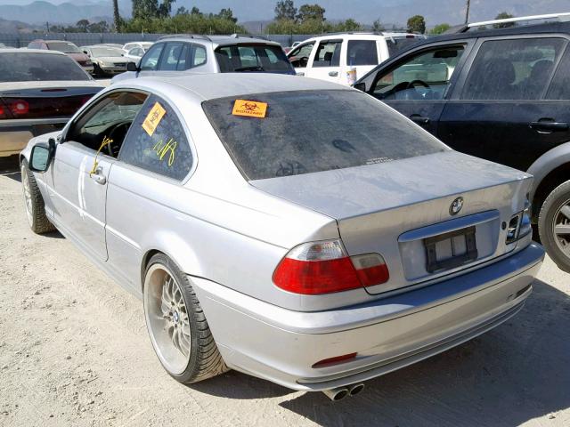 WBABN73433PJ15833 - 2003 BMW 325 CI SILVER photo 3