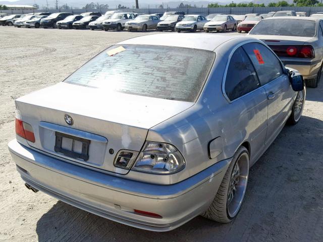 WBABN73433PJ15833 - 2003 BMW 325 CI SILVER photo 4