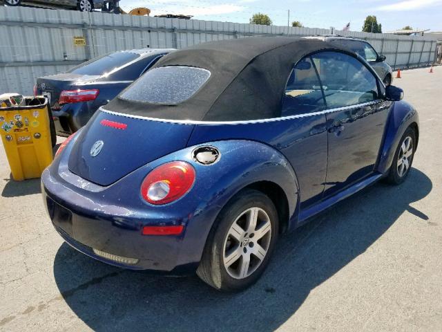 3VWRF31YX6M325091 - 2006 VOLKSWAGEN NEW BEETLE Blau Foto 4