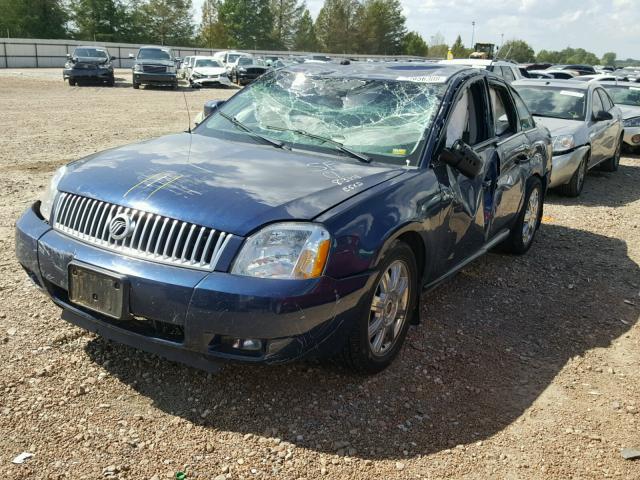 1MEHM42197G603839 - 2007 MERCURY MONTEGO PR BLUE photo 2