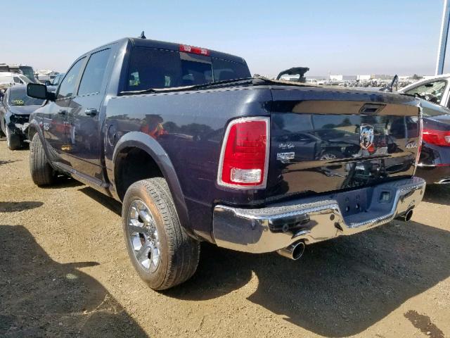 1C6RR7NTXDS689166 - 2013 RAM 1500 LARAM GRAY photo 3