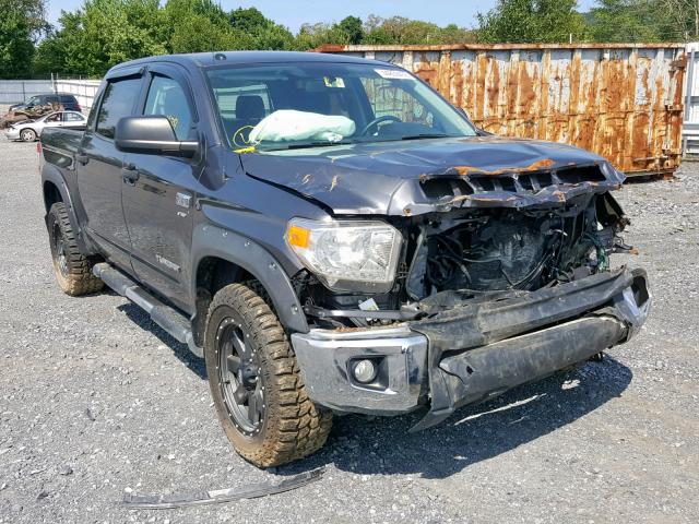 5TFDY5F13EX337123 - 2014 TOYOTA TUNDRA CRE GRAY photo 1