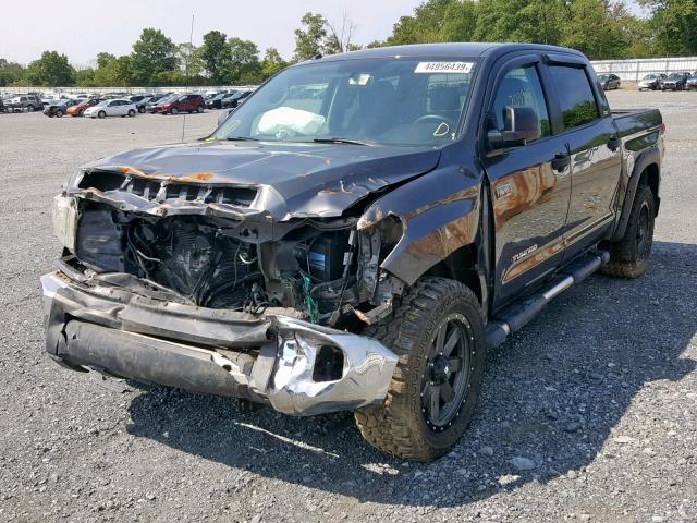 5TFDY5F13EX337123 - 2014 TOYOTA TUNDRA CRE GRAY photo 2