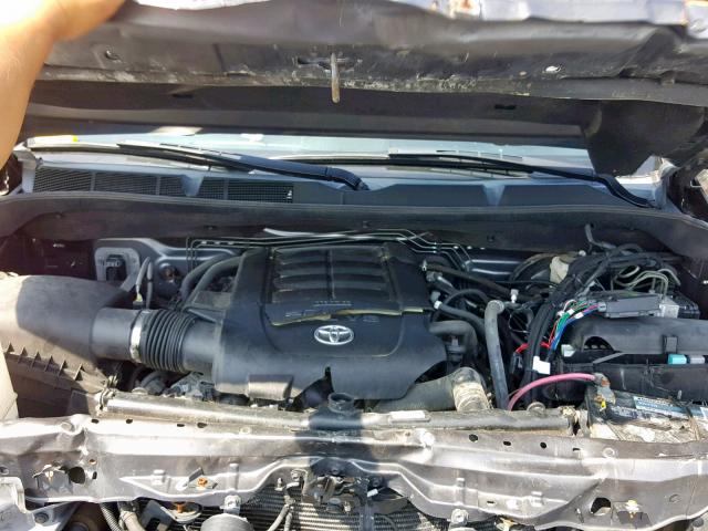 5TFDY5F13EX337123 - 2014 TOYOTA TUNDRA CRE GRAY photo 7