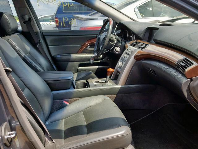 JH4KB16565C002299 - 2005 ACURA RL GRAY photo 5