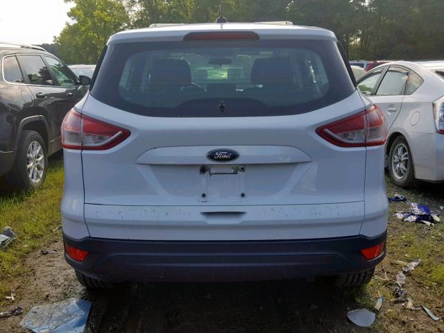 1FMCU0F7XDUB42520 - 2013 FORD ESCAPE S WHITE photo 9