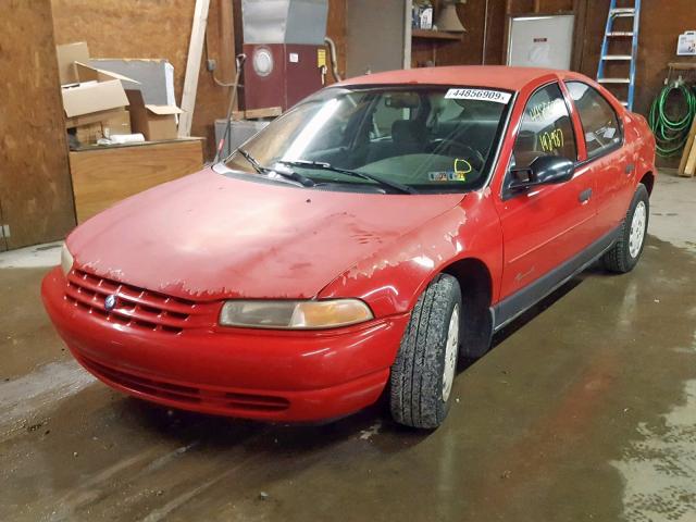 1P3EJ46CXXN546894 - 1999 PLYMOUTH BREEZE BAS RED photo 2