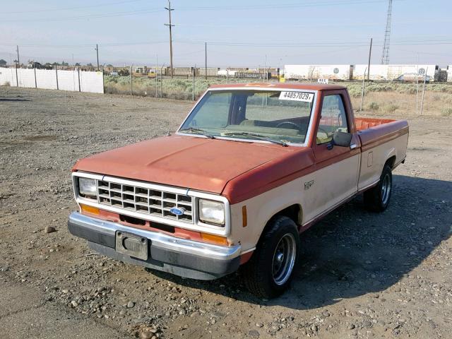 1FTBR10T4GUB37539 - 1986 FORD RANGER ORANGE photo 2