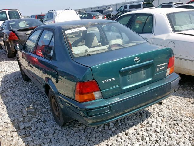 JT2EL56E5S0109157 - 1995 TOYOTA TERCEL DX GREEN photo 3