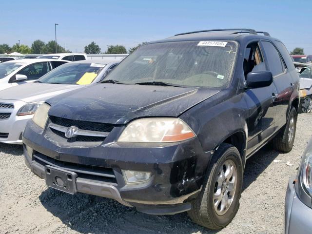 2HNYD18812H541381 - 2002 ACURA MDX TOURIN BLUE photo 2