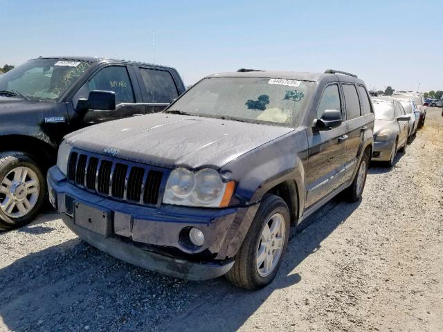 1J4HS48N66C241793 - 2006 JEEP GRAND CHER BLUE photo 2