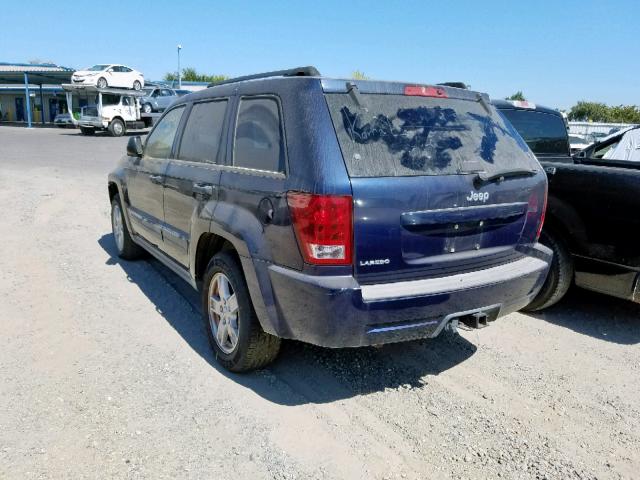 1J4HS48N66C241793 - 2006 JEEP GRAND CHER BLUE photo 3