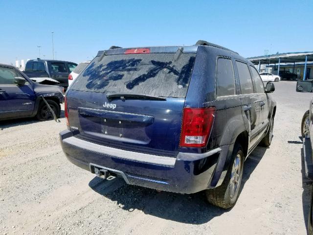 1J4HS48N66C241793 - 2006 JEEP GRAND CHER BLUE photo 4