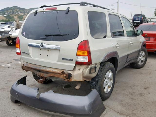 4F2YZ94134KM20054 - 2004 MAZDA TRIBUTE LX BEIGE photo 4