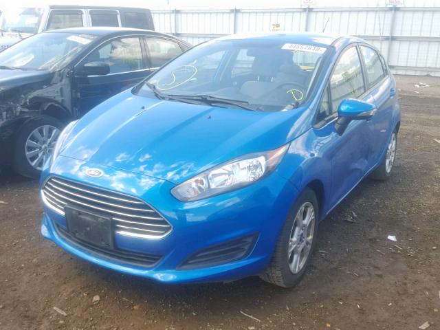 3FADP4EJ5EM211470 - 2014 FORD FIESTA SE BLUE photo 2