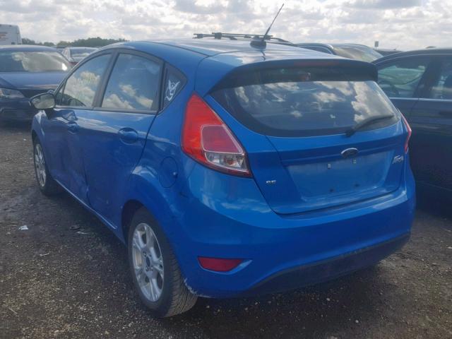 3FADP4EJ5EM211470 - 2014 FORD FIESTA SE BLUE photo 3