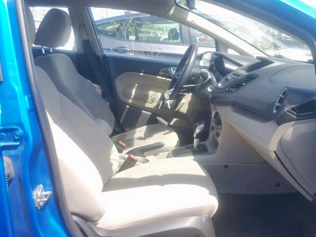 3FADP4EJ5EM211470 - 2014 FORD FIESTA SE BLUE photo 5