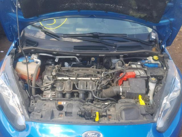 3FADP4EJ5EM211470 - 2014 FORD FIESTA SE BLUE photo 7