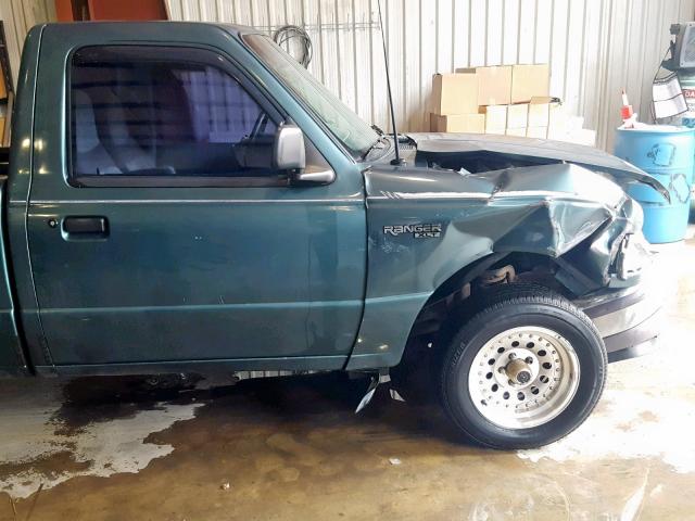 1FTCR10A8TPA05007 - 1996 FORD RANGER GREEN photo 9