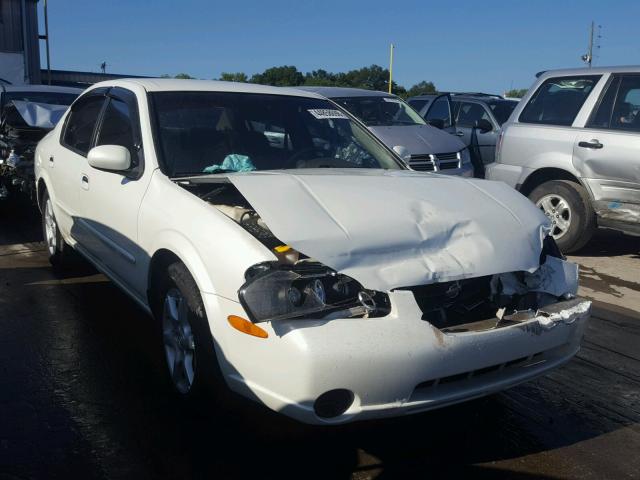 JN1CA31D91T804099 - 2001 NISSAN MAXIMA GXE WHITE photo 1