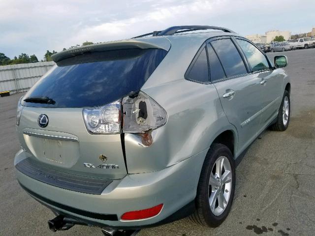 JTJHW31UX82065892 - 2008 LEXUS RX 400H TAN photo 4